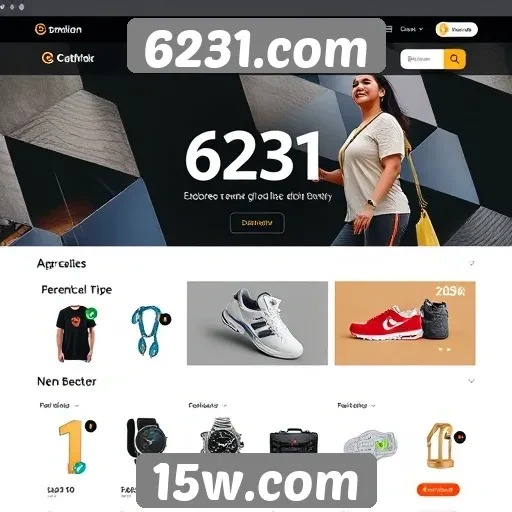 Navegação e usabilidade em 6231.com